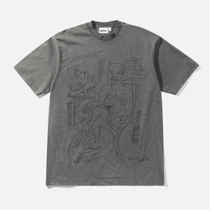BUTTER GOODS Satan Tee - Black Acid Wash