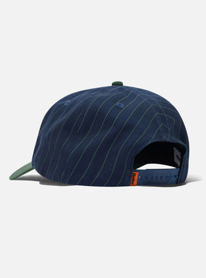 BUTTER GOODS Serif 5 Panel Cap - Navy/Forest