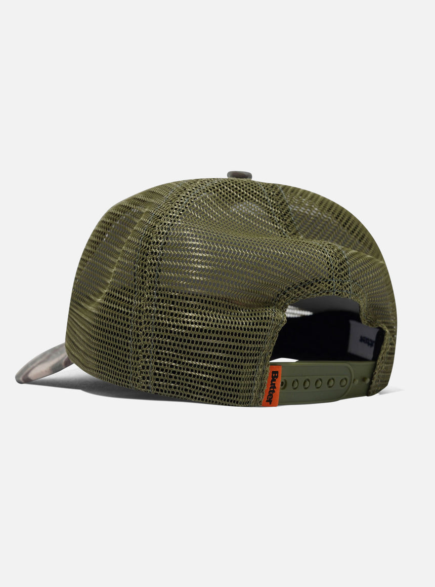 BUTTER GOODS Sigil Trucker Cap - Spray Camo