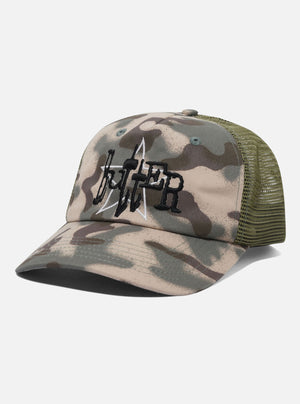 BUTTER GOODS Sigil Trucker Cap - Spray Camo