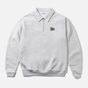 BUTTER GOODS Sketch 1/4 Zip Sweater - Ash