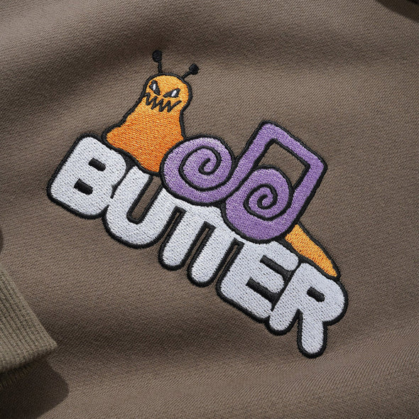 BUTTER GOODS Snail Pullover Hood - Umber