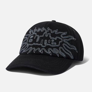 BUTTER GOODS Solar 6 Panel Cap - Washed Black