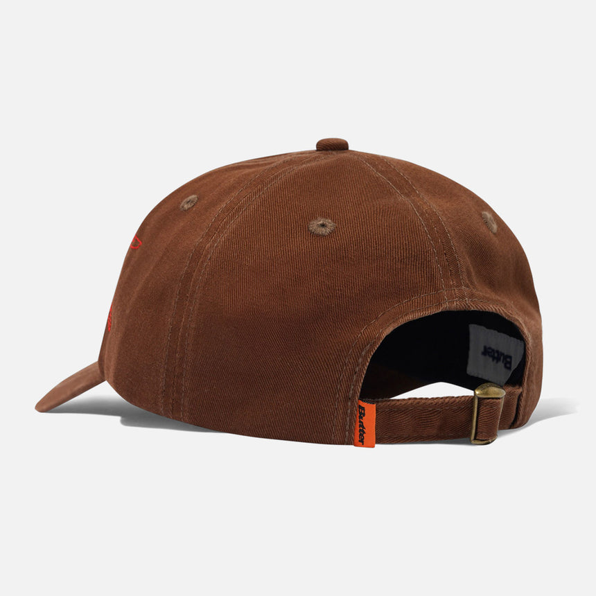 BUTTER GOODS Solar 6 Panel Cap - Washed Brown