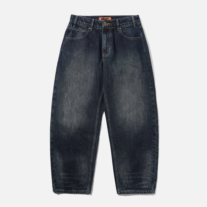 BUTTER GOODS Solar Fade Denim Jeans - Blue Tint Ripple