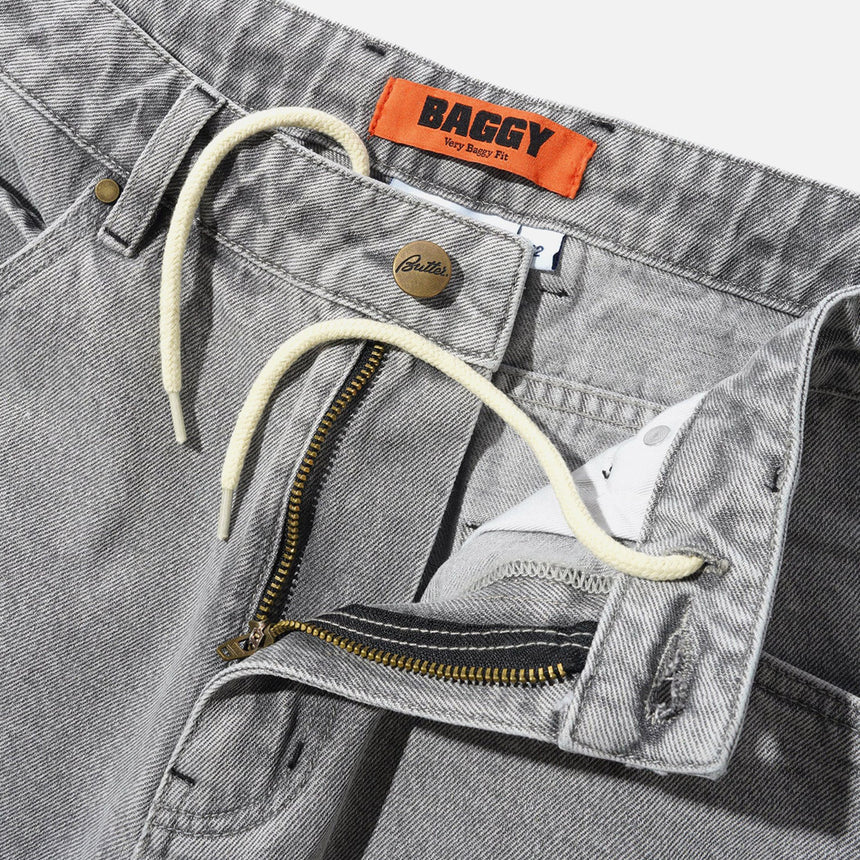 BUTTER GOODS Solar Fade Denim Jeans - Grey Wash