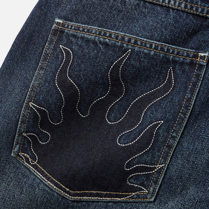BUTTER GOODS Solar Fade Denim Shorts - Blue Tint Ripple