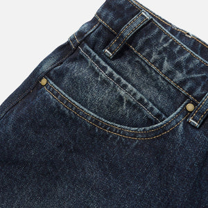 BUTTER GOODS Solar Fade Denim Shorts - Blue Tint Ripple