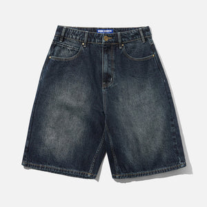 BUTTER GOODS Solar Fade Denim Shorts - Blue Tint Ripple