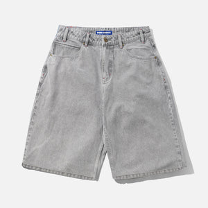 BUTTER GOODS Solar Fade Denim Shorts - Grey Wash