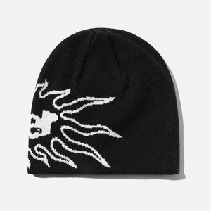BUTTER GOODS Solar Skully Beanie - Black