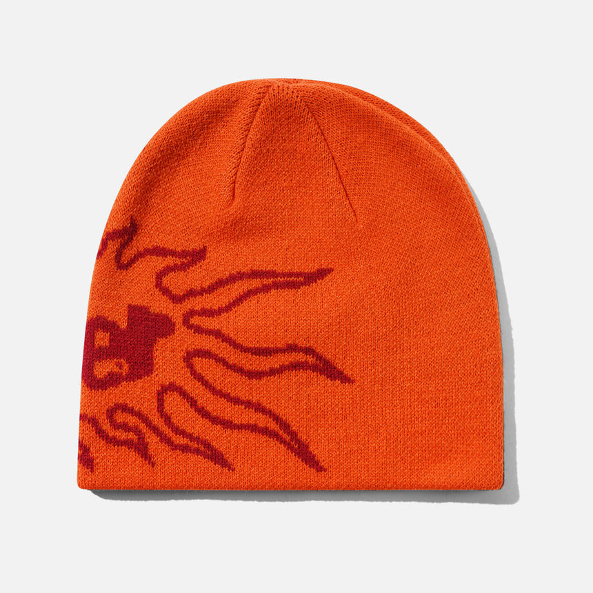 BUTTER GOODS Solar Skully Beanie - Orange