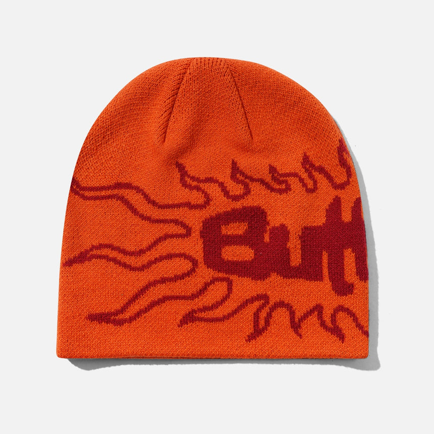 BUTTER GOODS Solar Skully Beanie - Orange
