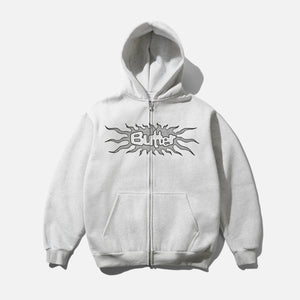 BUTTER GOODS Solar Zip Thru Hood - Ash