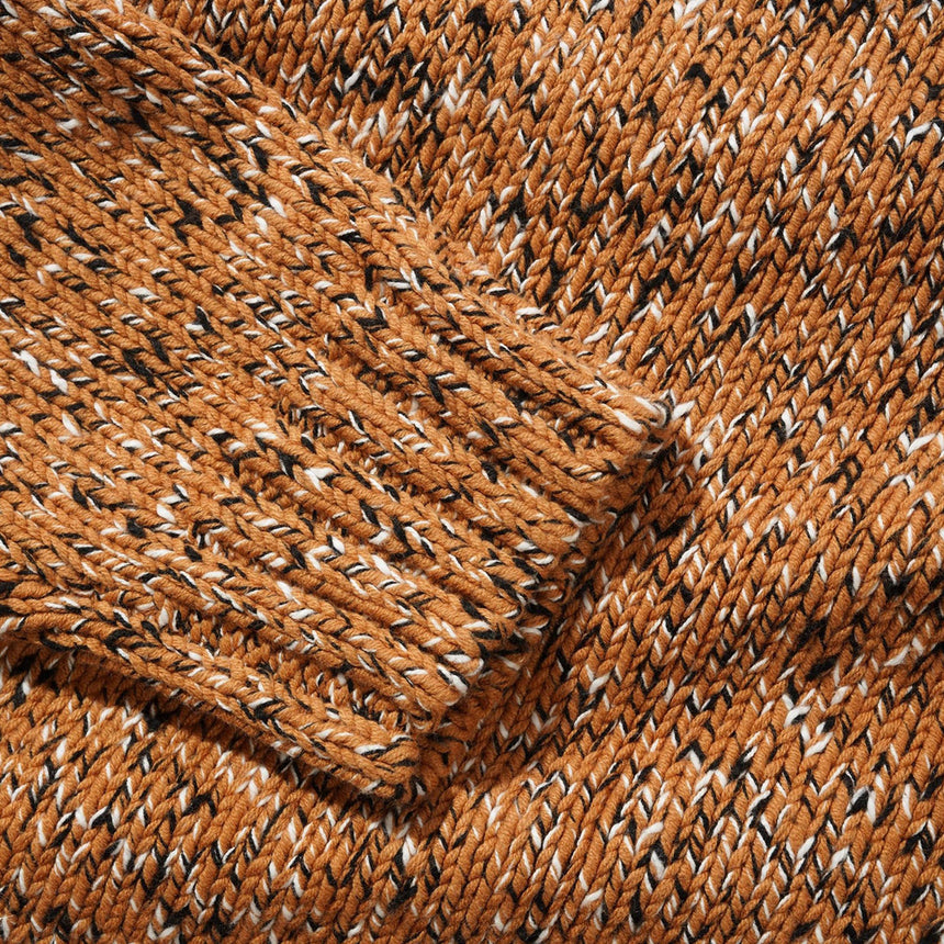 BUTTER GOODS Speckle Knit Sweater - Copper