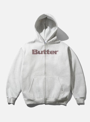 BUTTER GOODS Stars Zip-Thru Hood - Ash