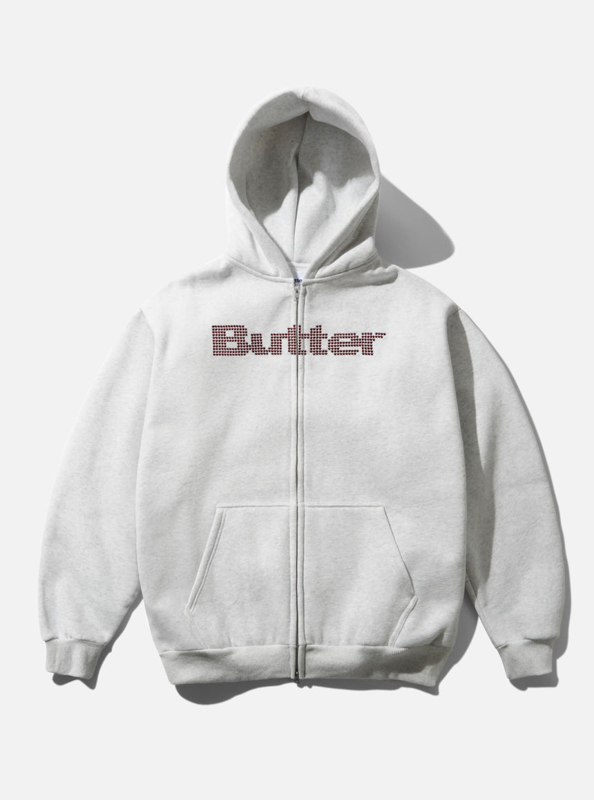 BUTTER GOODS Stars Zip-Thru Hood - Ash