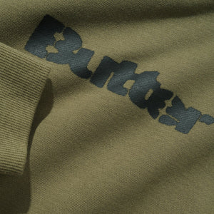 BUTTER GOODS Stencil Logo Pullover Hood - Army