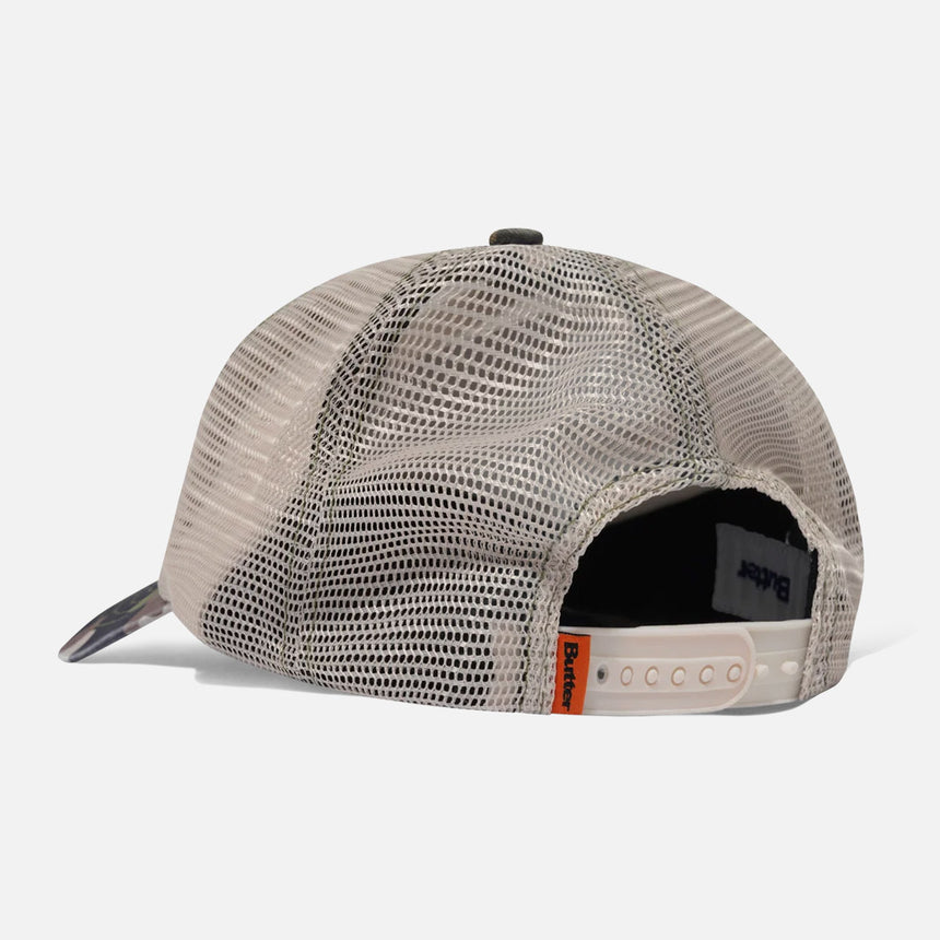BUTTER GOODS Stencil Trucker Cap - Camo