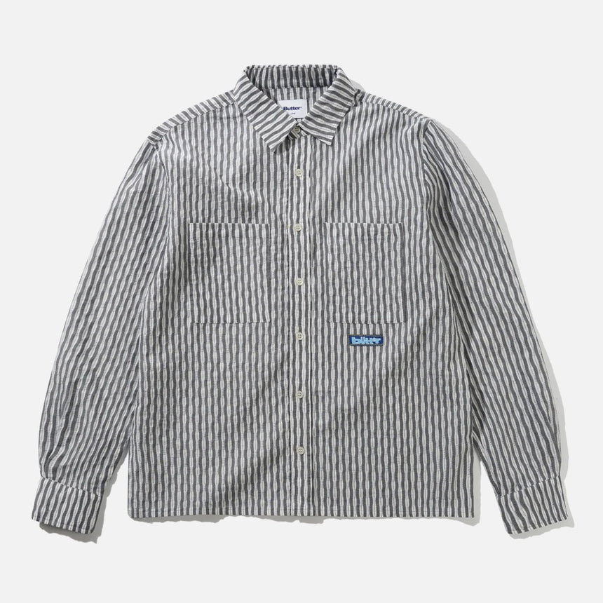 BUTTER GOODS Stitch Shirt - Grey