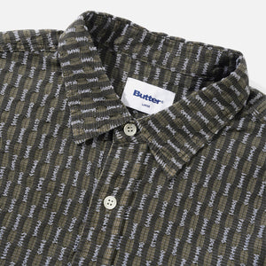 BUTTER GOODS Stitch Shirt - Moss