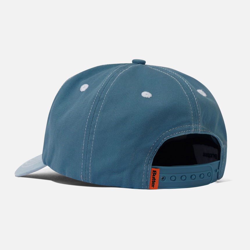 BUTTER GOODS Stretch 5 Panel Cap - Washed Slate