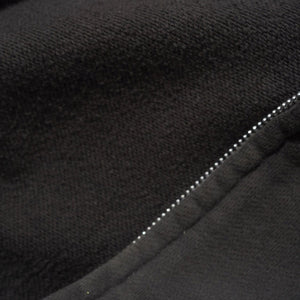 BUTTER GOODS Stretch Zip Thru Hood - Washed Black