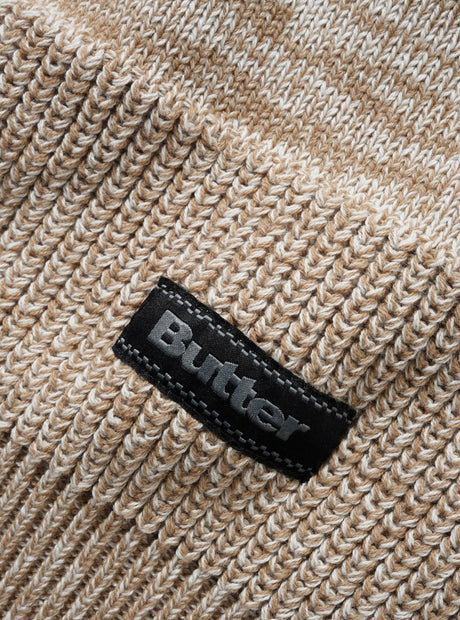 BUTTER GOODS Stripe Knit Sweater - Oat Marle