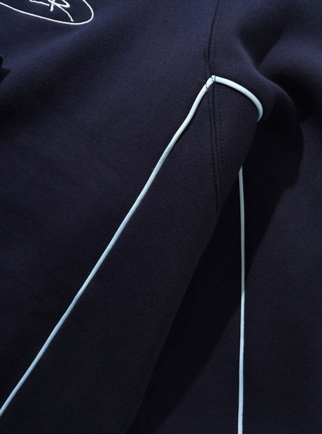 BUTTER GOODS Team Panel Crewneck - Navy