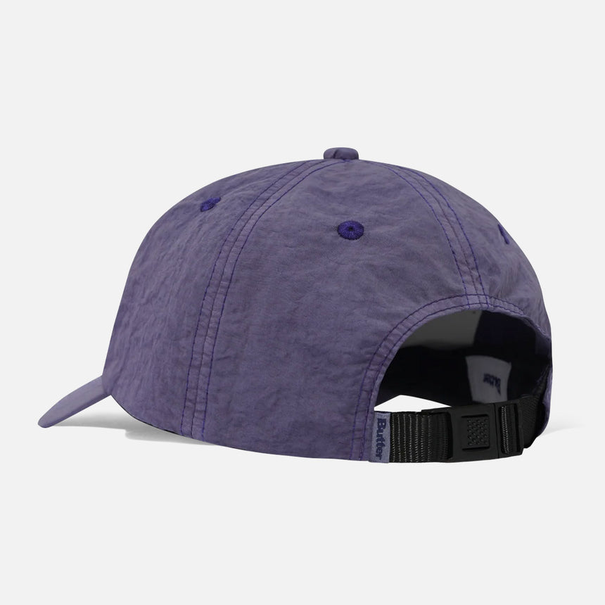 BUTTER GOODS Terrain Overdyed 6 Panel Cap - Grape