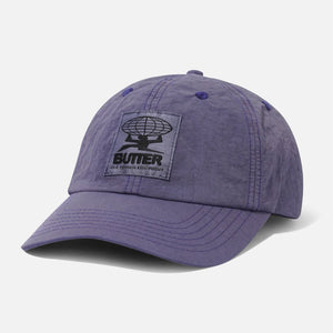 BUTTER GOODS Terrain Overdyed 6 Panel Cap - Grape