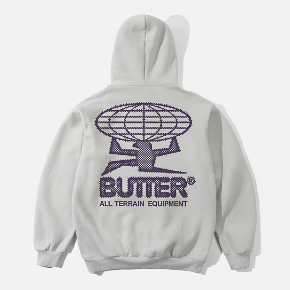 BUTTER GOODS Terrain Pullover Hood - Cement