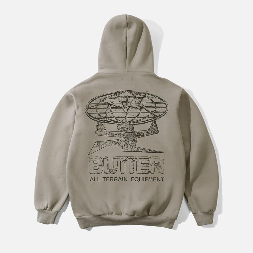 BUTTER GOODS Terrain Pullover Hood - Stone