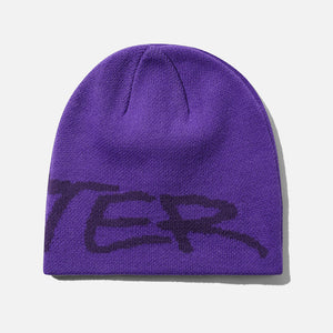 BUTTER GOODS Terrain Skully Beanie - Purple