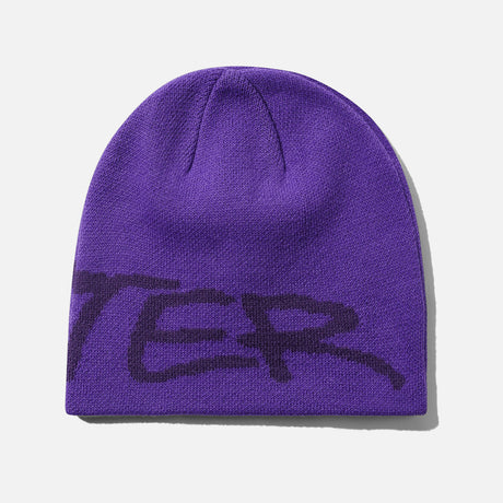 BUTTER GOODS Terrain Skully Beanie - Purple