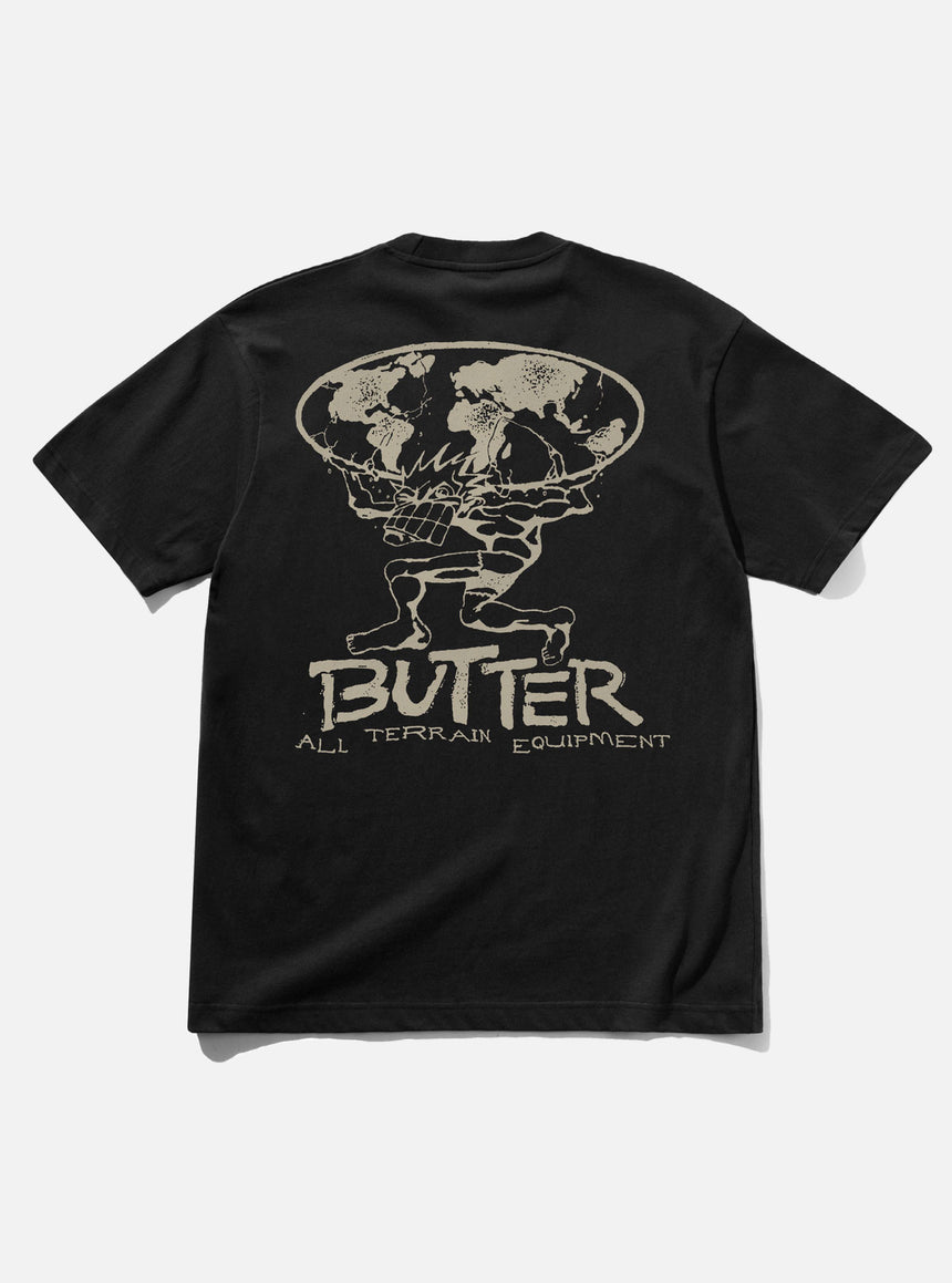 BUTTER GOODS Terrain Tee - Black