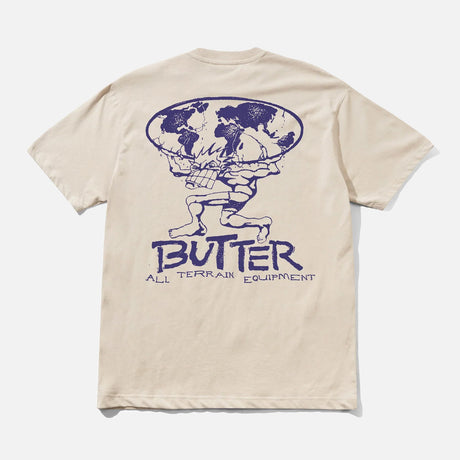 BUTTER GOODS Terrain Tee - Bone