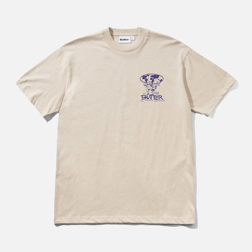 BUTTER GOODS Terrain Tee - Bone