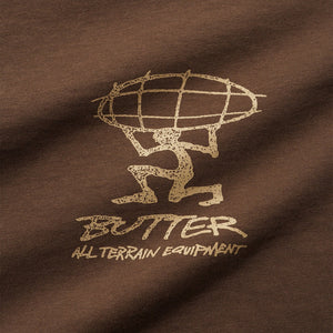 BUTTER GOODS Terrain Tee - Brown