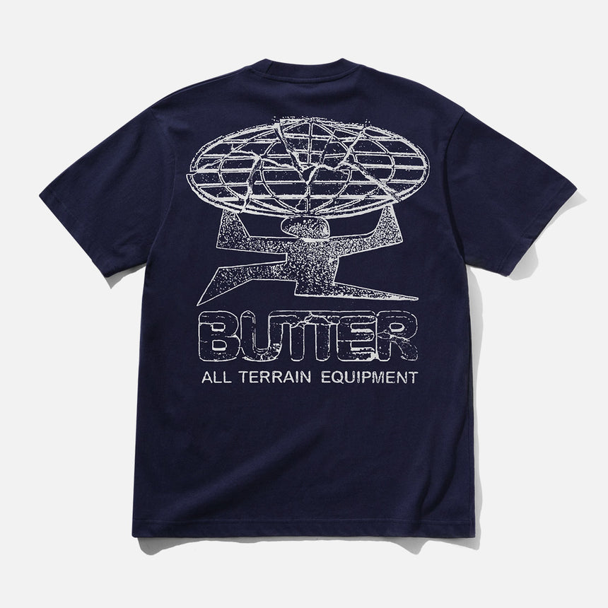 BUTTER GOODS Terrain Tee - Midnight