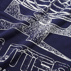 BUTTER GOODS Terrain Tee - Midnight