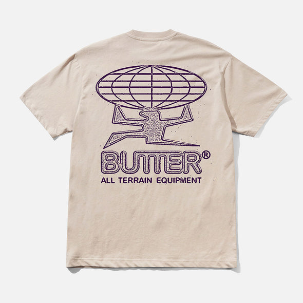 BUTTER GOODS Terrain Tee - Taupe