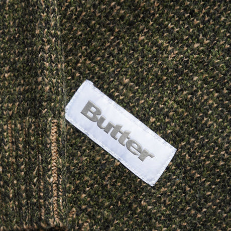 BUTTER GOODS Textured Knit Sweater - Army