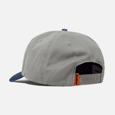 BUTTER GOODS Tide 5 Panel Cap - Washed Grey/Navy
