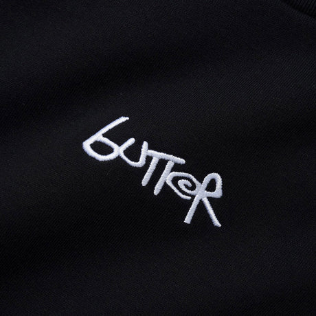 BUTTER GOODS Tread Crew - Black/Charcoal