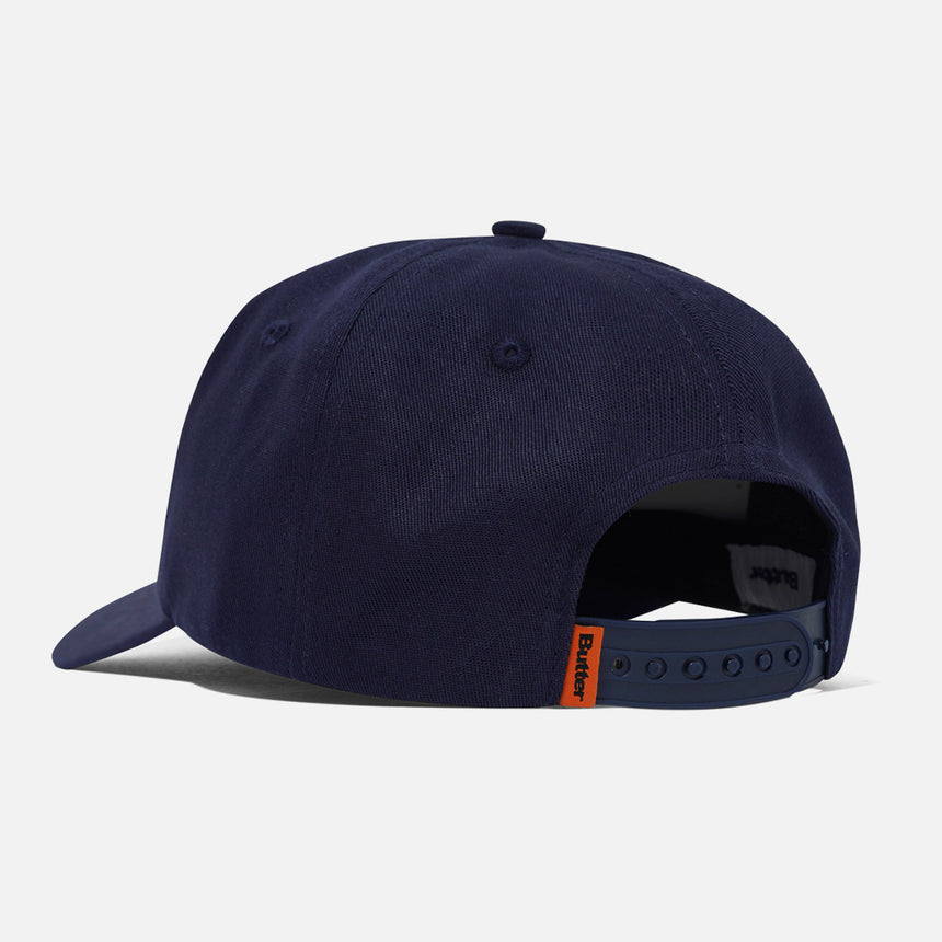 BUTTER GOODS Trumpet 5 Panel Cap - Navy