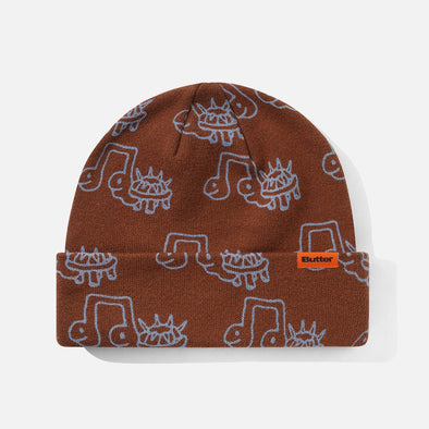 BUTTER GOODS Turtle Beanie - Brown
