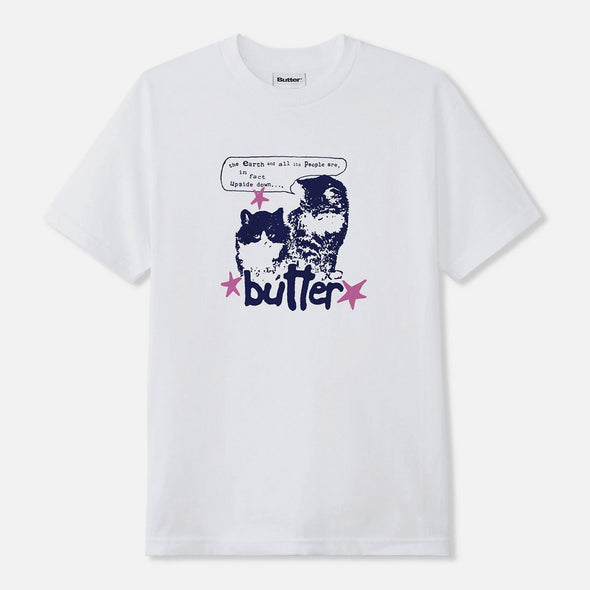 BUTTER GOODS Upside Down Tee - White