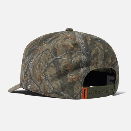 BUTTER GOODS Warped 5 Panel Cap - Forest Camo