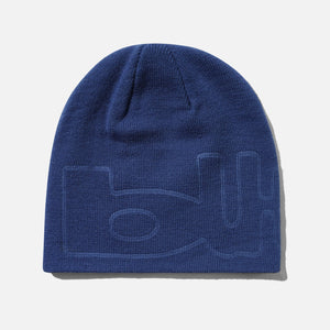 BUTTER GOODS Warped Skully Beanie - Marine